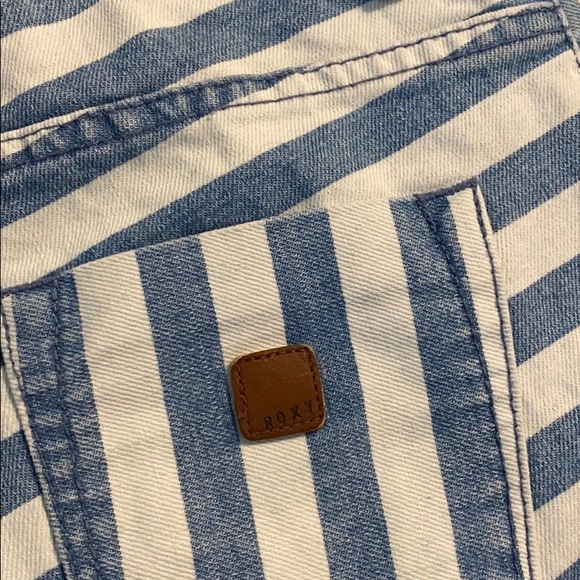 Roxy Denim Striped Shorts - Picture 7 of 11